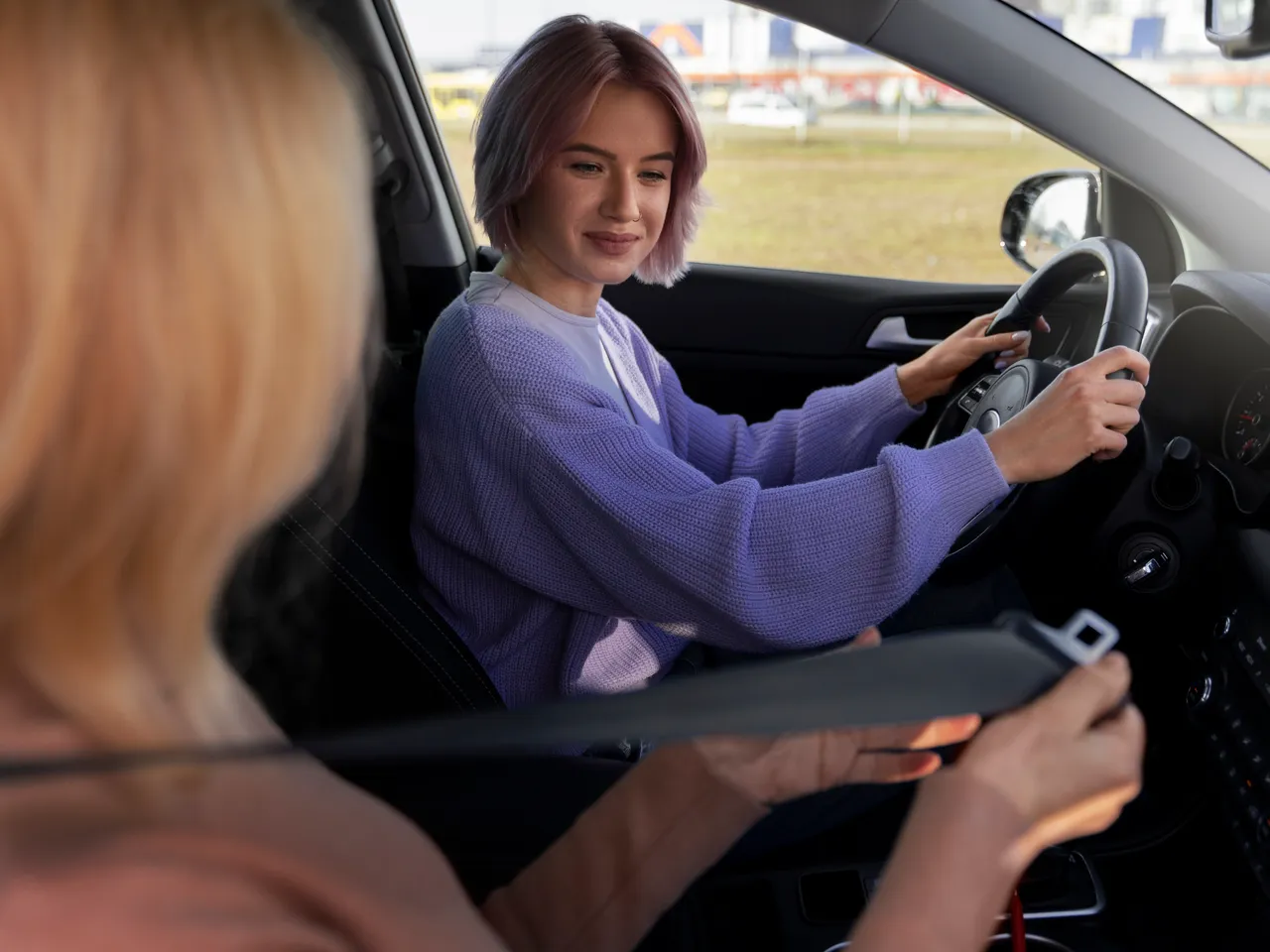 Aula prática — Categoria B — Carro, na Auto Escola Educativa
